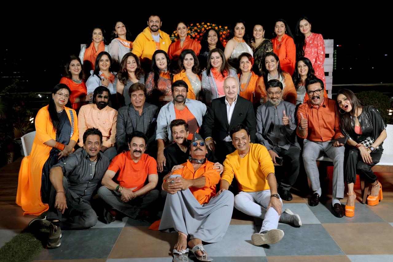 Members and celebrity guests at a themed private Club party
